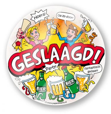 Bierviltjes geslaagd