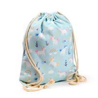 Unicorn Magic Canvas Trekkoord Rugtas - thumbnail