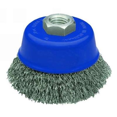 Promat/Tecwerk Potborstel | d. 80 mm draaddikte 0,3 mm | staal | 8500 min-¹ - 4000841170