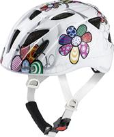 Alpina sports kinderhelm ximo flash white flower 47-51 glans - thumbnail
