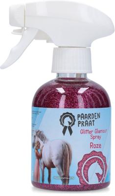 Paardenpraat TV Glitter Glamour Spray Roze