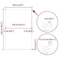 Doucherolgordijn 160x240 cm stofbreedte 156 cm - thumbnail
