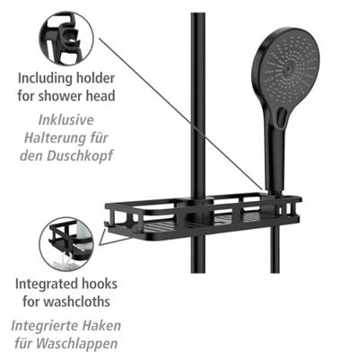 Badkamerschappen Wenko libertà Zwart ABS