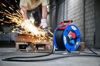 Brennenstuhl 1237980 Kabelhaspel 30.00 m Zwart CEE-stekker 16 A 5-polig - thumbnail