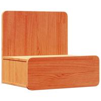 Wandbevestigde nachttafel met lade Wasbruin 44 x 32.5 x 40 cm - thumbnail