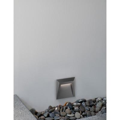 Lyora Vierkante wandlampLuton 12,5cm grijs - 8403624