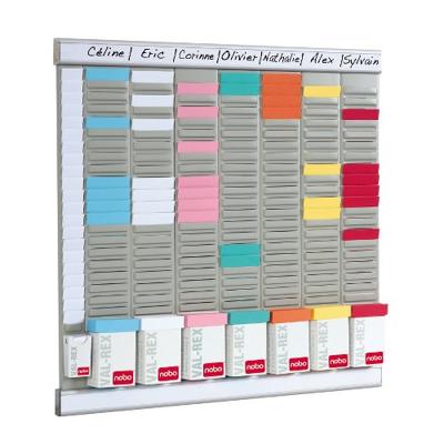 Monthly planner Nobo Zilverkleurig Aluminium - thumbnail