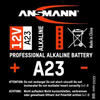Ansmann LR23 Speciale batterij 23A Alkaline 12 V 2 stuk(s) - thumbnail