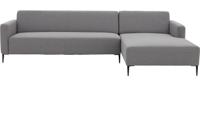 Goossens Bank Key West grijs, stof, 3-zits, modern design - thumbnail