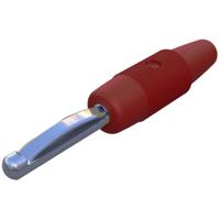 SKS Hirschmann VON 20 Banaanstekker Stekker, recht Stift-Ø: 4 mm Rood 1 stuk(s) - thumbnail