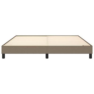 Boxspringframe stof taupe 180x200 cm