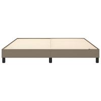 Boxspringframe stof taupe 180x200 cm - thumbnail