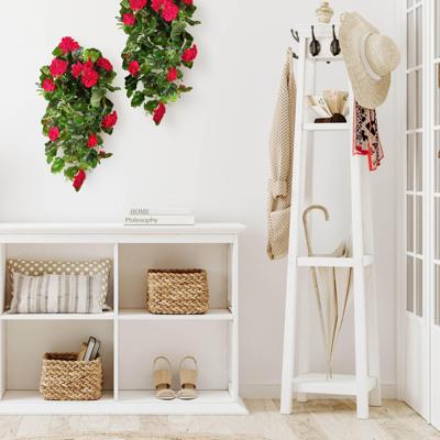 Geranium Kunsthangplant deluxe 70cm rood