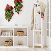 Geranium Kunsthangplant deluxe 70cm rood - thumbnail