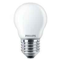 Philips LED 76285800 LED-lamp Energielabel E (A - G) E27 Kogel 6.5 W = 60 W Warmwit (Ø x l) 4.5 cm x 7.8 cm 1 stuk(s) - thumbnail