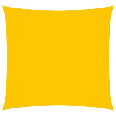 Zonnescherm vierkant 4,5x4,5 m oxford stof geel