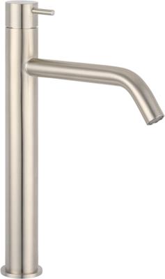 Wastafelkraan Qisani Flow Verhoogd Geborsteld RVS Wastafelkraan Qisani Flow Verhoogd Geborsteld RVS