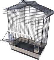 Interzoo Vogelkooi vega zwart/beige - thumbnail