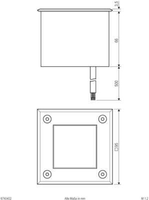 EVN EVN Lichttechnik 6740402 Vloerinbouwlamp LED 3 W RVS