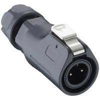 Lutronic 2350 07 T06CB T Ronde connector Stekker, recht 1 stuk(s) - thumbnail