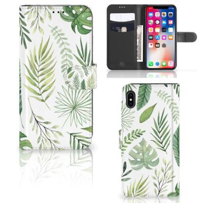 Apple iPhone Xs Max Hoesje Leaves Apple iPhone Xs Max Hoesje Leaves
