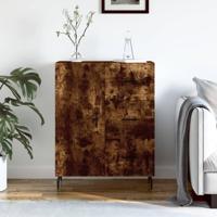 Dressoir 69,5x34x90 cm bewerkt hout gerookt eikenkleurig - thumbnail