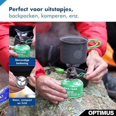 Optimus Crux Lite Brander Aluminium
