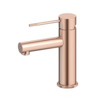 Wastafelmengkraan Best Design Lyon 17.5 cm 1-hendel Mat Rose Goud - thumbnail