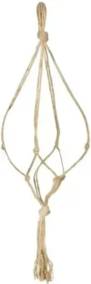 TS Bloempothanger macrame jute d6 h160