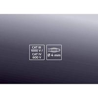 VOLTCRAFT MSL-505 starre Meetpuntverlenging kort CAT III 1000 V, CAT IV 600 V, 10 A, paar - thumbnail