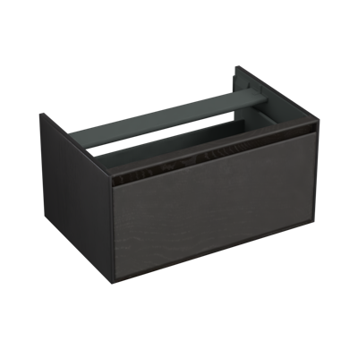 Onderkast Forzalaqua Reno 80x51x40 Cm 1 La Softclose Eiken Black Oiled Onderkast Forzalaqua Reno 80x51x40 Cm 1 La Softclose Eiken Black Oiled