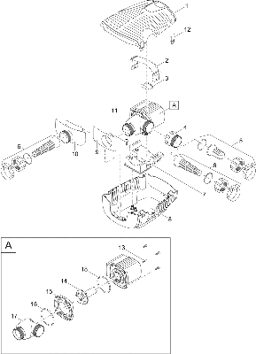 Oase AquaMax Eco slangaansluiting 1 &frac12;''