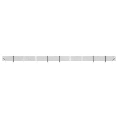 VidaXL Gaashek 0,8x25 m antracietkleurig