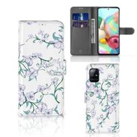 Samsung Galaxy A71 Uniek Hoesje Blossom White - thumbnail