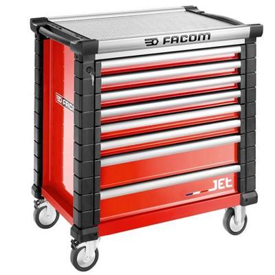 Facom jet gereedschapswagen 8 laden m4 rood - jet.8m4a - jet.8m4a