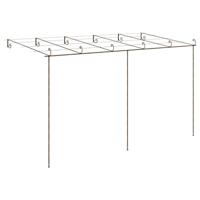 Tuinpergola 6x3x2,5 m ijzer antiekbruin - thumbnail
