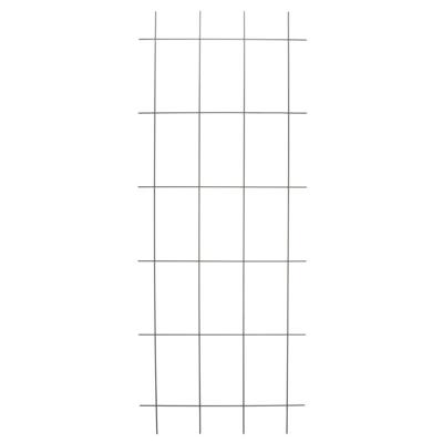 Nature Plantenklimrek Metaal 145x57cm Grijs