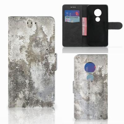 Motorola Moto G7 Play | Bookcase | Beton Print Motorola Moto G7 Play | Bookcase | Beton Print