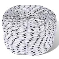 vidaXL Boottouw polyester gevlochten 14mmx50m - thumbnail