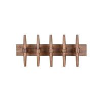 Dutchbone Kapstok 'Jakub' Met 5 haken, Mangohout, kleur Bruin - thumbnail