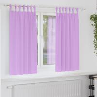 Gordijnen met gordijnen 2 pcs Paars Polyester - thumbnail