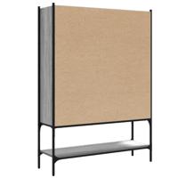 Boekenkast 102x30x141,5 cm bewerkt hout grijs sonoma eikenkleur - thumbnail