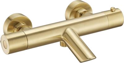 Saqu Eurotrend badkraan thermostatisch geborsteld messing