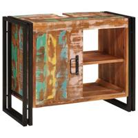 Wastafelkast Multikleur 71 x 33 x 58 cm Massief Gerecycled Hout - thumbnail