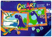 Ravensburger Creart schilderen op nummer - land van de dinosaurussen - thumbnail