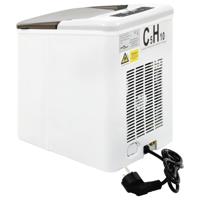 VidaXL Ijsblokjesmachine 1,4 l 15 kg/24 u wit - thumbnail