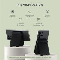 Satechi OntheGo magnetische Qi2 Powerbank met Stand (10.000mAh/20W) - Black - thumbnail