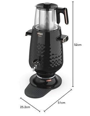 arzum Samowar Theekoker Zwart