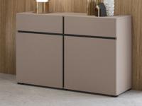 Commode CROSSAIR 2 deuren 2 lades taupe - thumbnail
