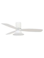 Beacon Witte ventilator met lampFlusso Ø 132cm - 210661 - thumbnail